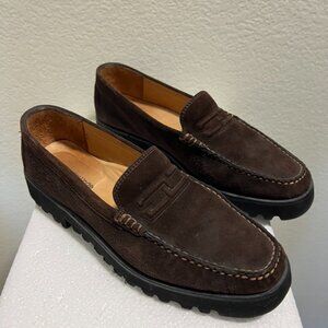 Susan van der Linde Brown Suede Loafers – EU 38.5 – Vibram Sole